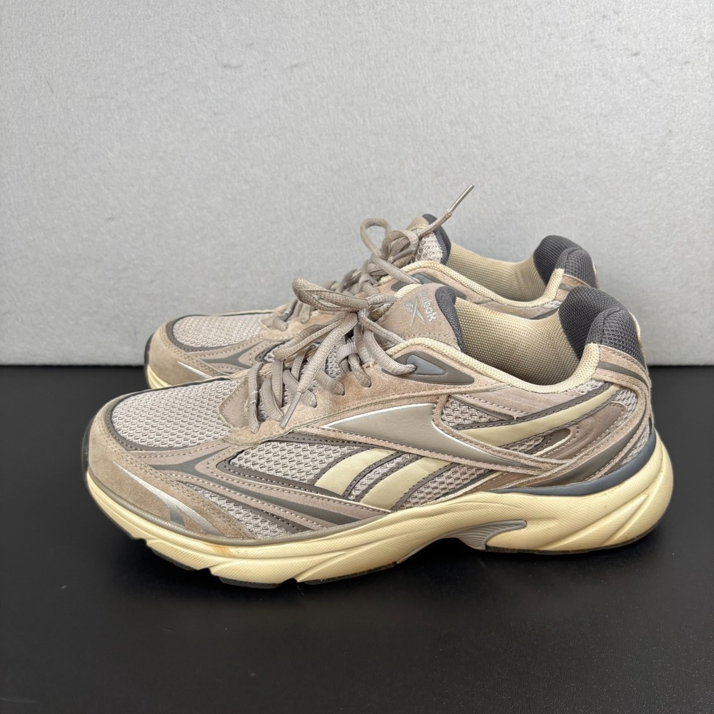 Reebok Belwave Men's 11 Retro Y2K Running Shoes Gray Beige Athletic Streetwear